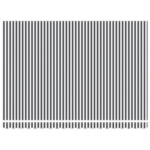 Автоматично прибираща се тента с LED антрацит и бял 450x300 см