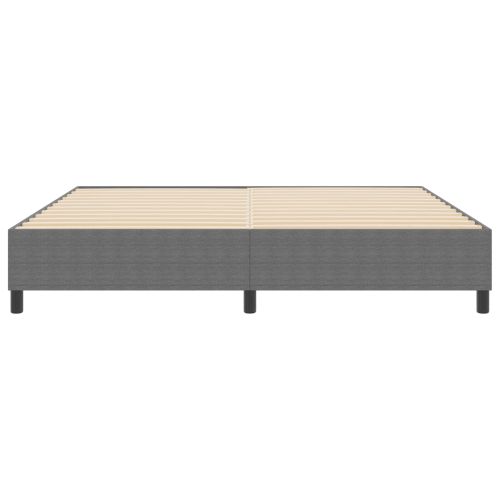 Платформено легло Светлосиво 200 x 200 cm Кордюрова тъкан