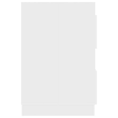 Мивка за пране с врата Бяло 50 x 68 x 102 см Инженерно дърво