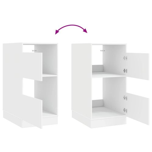 Мивка за пране с врата Бяло 50 x 68 x 102 см Инженерно дърво