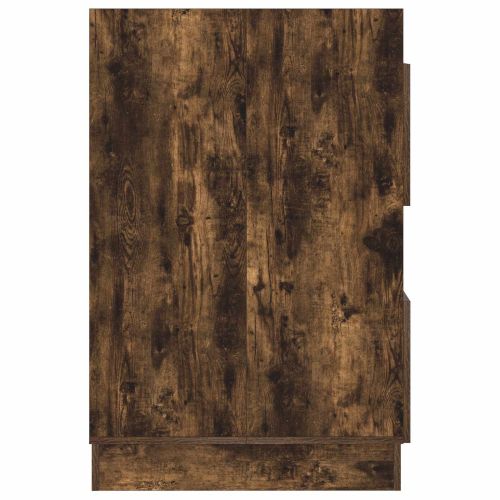 Мивка за пране със съхранение с врата Димян дъб Инженерно дърво