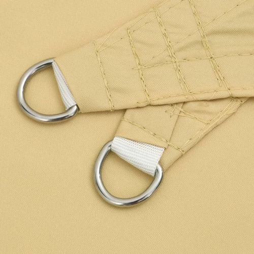 Слънцезащитно платно пясъчно 7x5 м 100% полиестер Оксфорд