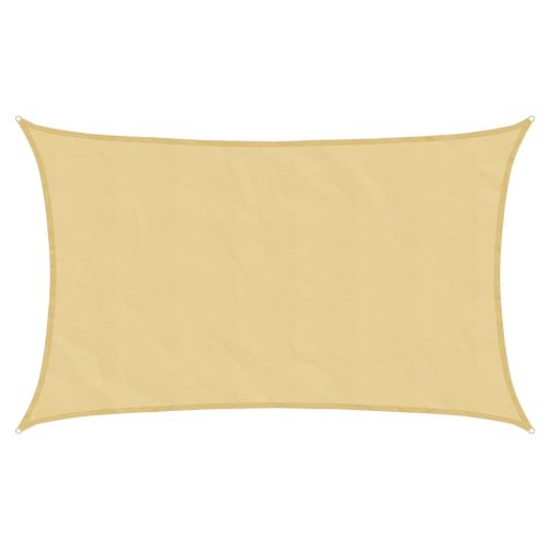 Слънцезащитно платно пясъчно 8x5 м 100% полиестер Оксфорд