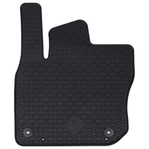 Автомобилен килим 4 pcs Черно подходящ за VW TIGUAN TDI 2024-