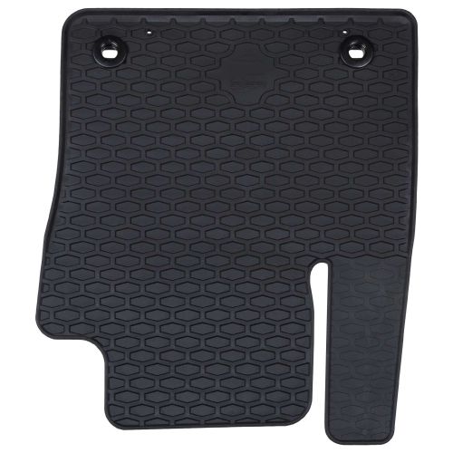 Автомобилен килим 4 pcs Черно Каучук