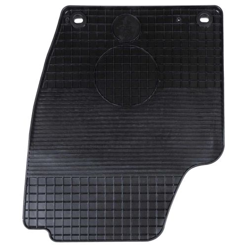 Автомобилен килим 4 pcs Черно подходящ за VW POLO 2001-2009 NS