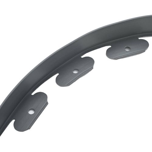 Ограничители за тревни площи Сив 2000 x 4 x 5 см Пластмаса