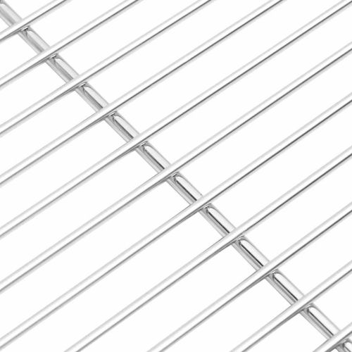 Решетка за грил Сребрист 45 x 40 см Неръждаема стомана