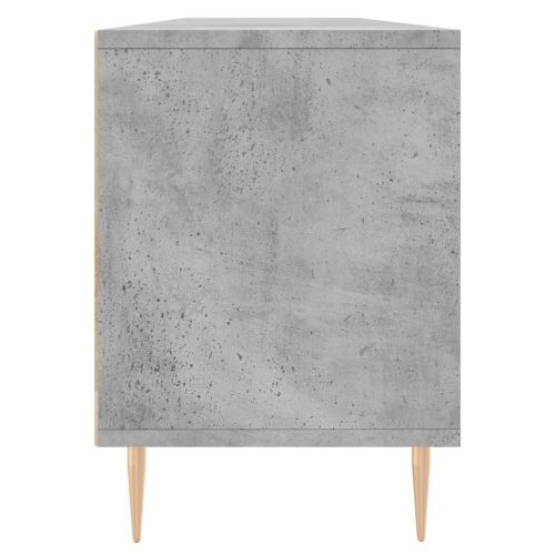 ТВ шкаф, бетонно сиво, 150x30x44,5 см, инженерно дърво