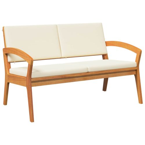 Бистро комплект с възглавница 4 pcs Кафяво Полиестер