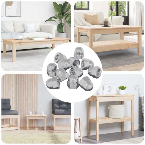 Железни гайки 3913 pcs Сребрист Желязо