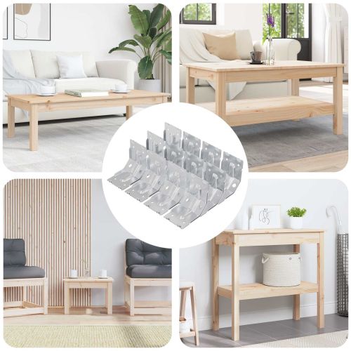 Държач 12 pcs Цинковано 106 x 55 x 1,5mm Стомана