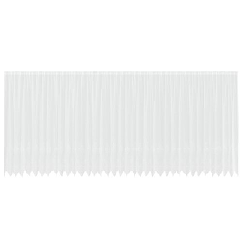 Перде от дантела С завеси Флорален Бяло 200 x 900 см Полиестер