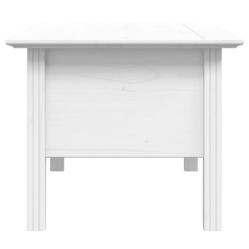 Маса за кафе BODO, бяла, 100x55x46 см, бор масив