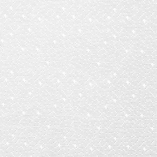 Перде от дантела С завеси Флорален Бяло 220 x 600 cm Полиестер