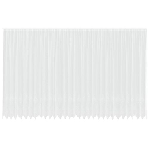Перде от дантела С завеси Флорален Бяло 280 x 750 см Полиестер