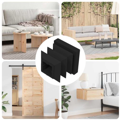 Крайни капачки 10909 pcs Черно 15 x 15 x 15 мм ПП