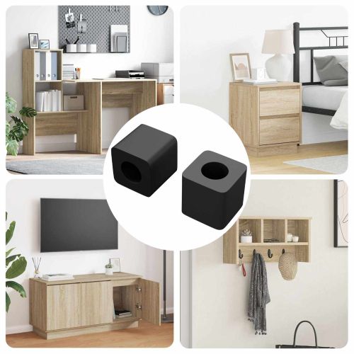 Държач за чекмедже 2 pcs Черно 15 x 15 x 15 мм PP кополимер