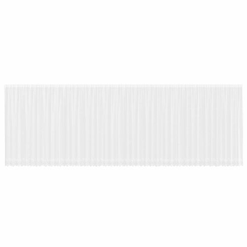 Перде от дантела С завеси Флорален Бяло 200 x 1200 cm Полиестер