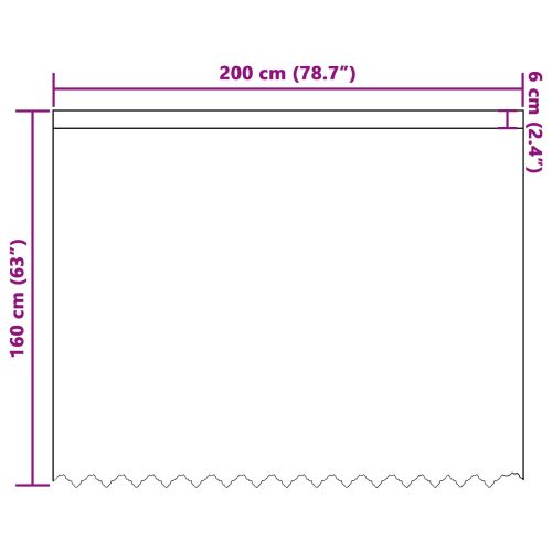 Перде от дантела Бяло 160 x 200 cm Полиестер