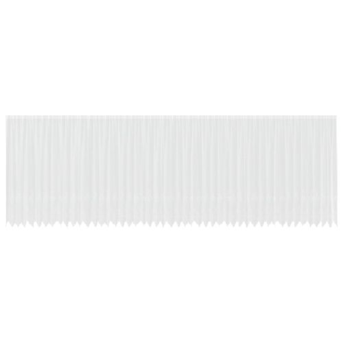 Перде от дантела С завеси Флорален Бяло 240 x 1200 см Полиестер