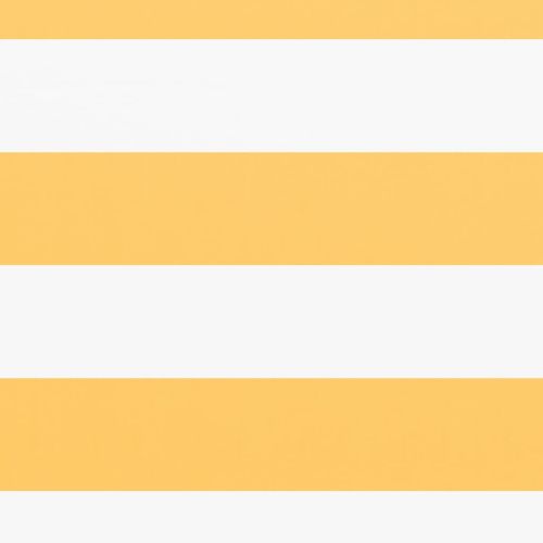 Балконски параван, бяло и жълто, 90x300 см, оксфорд плат