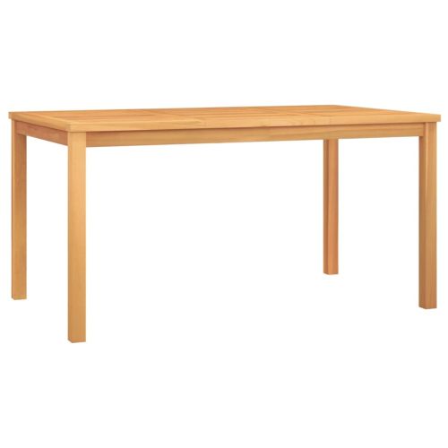 Градински трапезен комплект, 3 части, тиково дърво масив