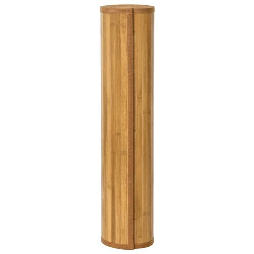 Килим, правоъгълен, натурален, 80x200 см, бамбук