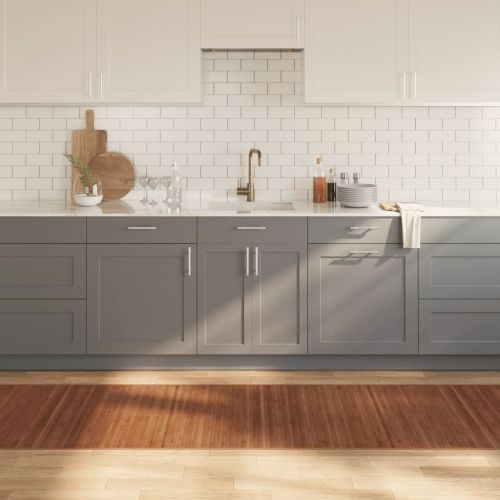 Килим, правоъгълен, кафяв, 80x300 см, бамбук