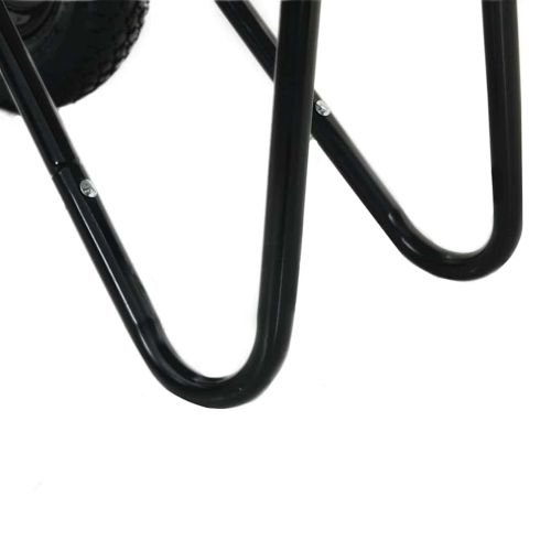 Количка Сребрист и Черен 124 x 73 x 65 см Стомана