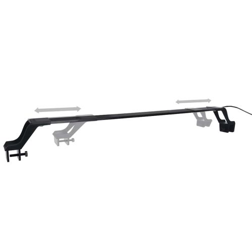 LED лампа за аквариум със скоби, 55-70 см, синьо и бяло