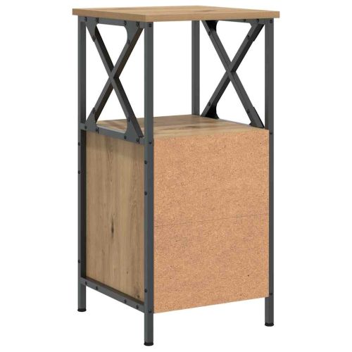 Нощно шкафче Artisan Oak 34x35,5x70 cm Инженерна дървесина