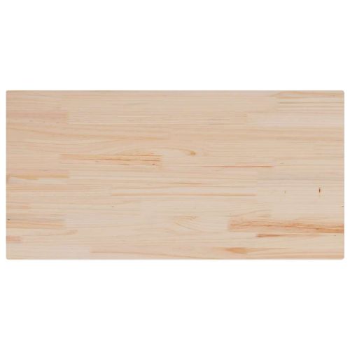 Плотове за маси, 4 бр, 100x50x1,7 см, правоъгълни, бор масив