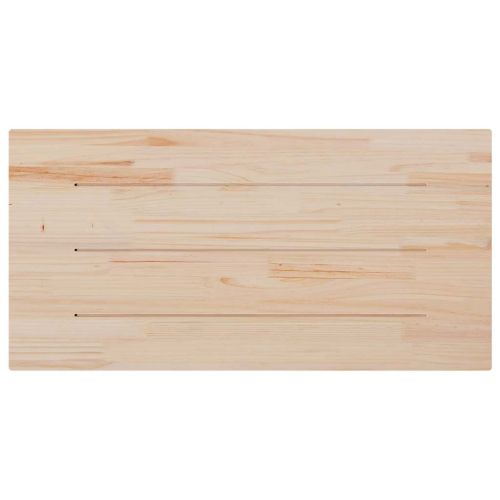 Плотове за маси, 4 бр, 100x50x1,7 см, правоъгълни, бор масив