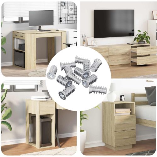 Винт 12 pcs Сребрист M6 x 12 мм Желязо