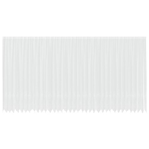Перде от дантела С завеси Флорален Бяло 280 x 900 см Полиестер