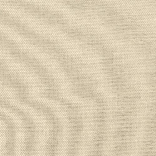 Боксспринг легло с матрак, кремаво, 140x190 см, плат