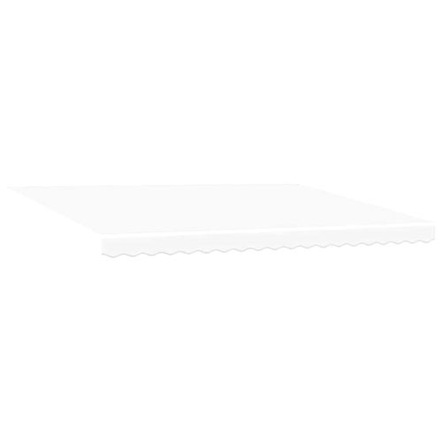 Прибираща се тента Бяло 450 × 300 cm Полиестер