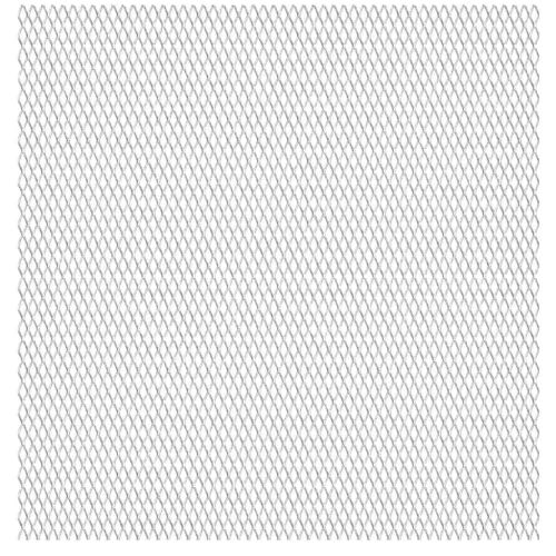 Мрежа оградна, неръждаема стомана, 50x50 см, 45x20x4 мм