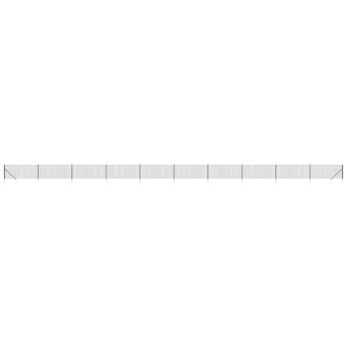 Ограда от телена мрежа с шипове, антрацит, 1x25 м