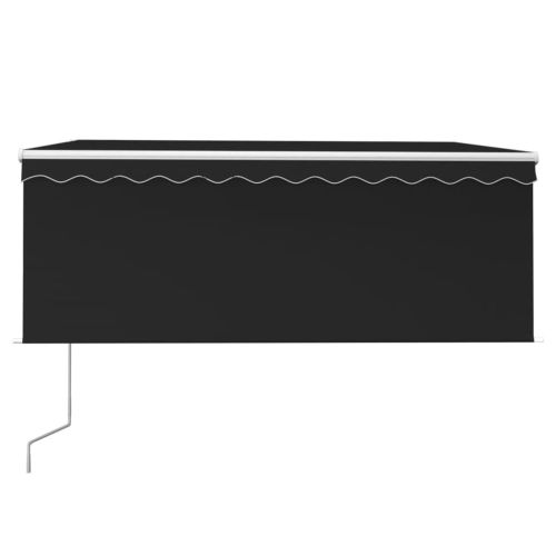 Автоматичен сенник щора LED сензор за вятър 3,5x2,5 м антрацит