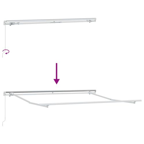 Сенник Светлосиво 300 x 250 x 165 см Полиестер