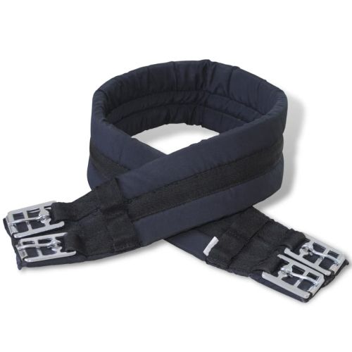 К-т за яздене със седло от естествена кожа, черен 16", 14 см, 5 в 1