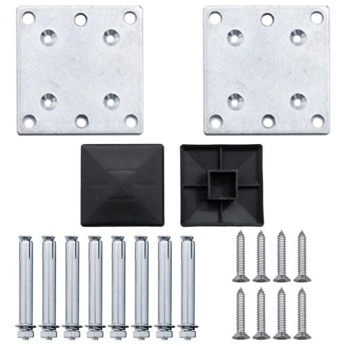 Градинска ограда, WPC, 353x106 см, кафява