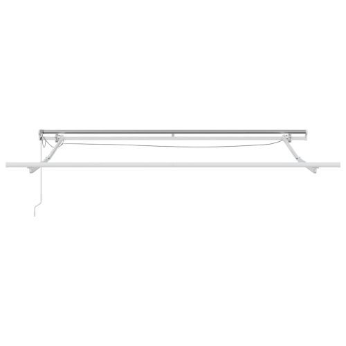 Рамка за сенник Бяло 350 x 250 cm Алуминий