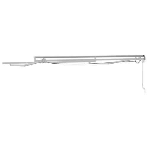 Рамка за сенник Бяло 350 x 250 cm Алуминий