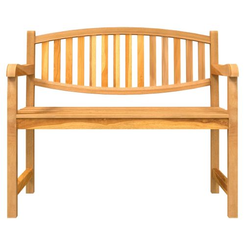 Градински трапезен комплект, 5 части, тиково дърво масив