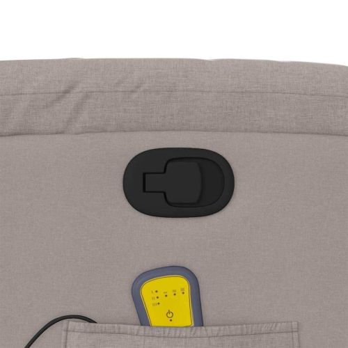 Масажен наклоняем стол, таупе, текстил