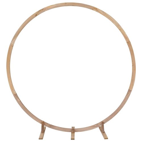 Сватбена арка Светло кафяво 224 x 80 x 220 см Солиден бор