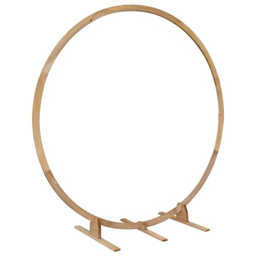 Сватбена арка Светло кафяво 224 x 80 x 220 см Солиден бор